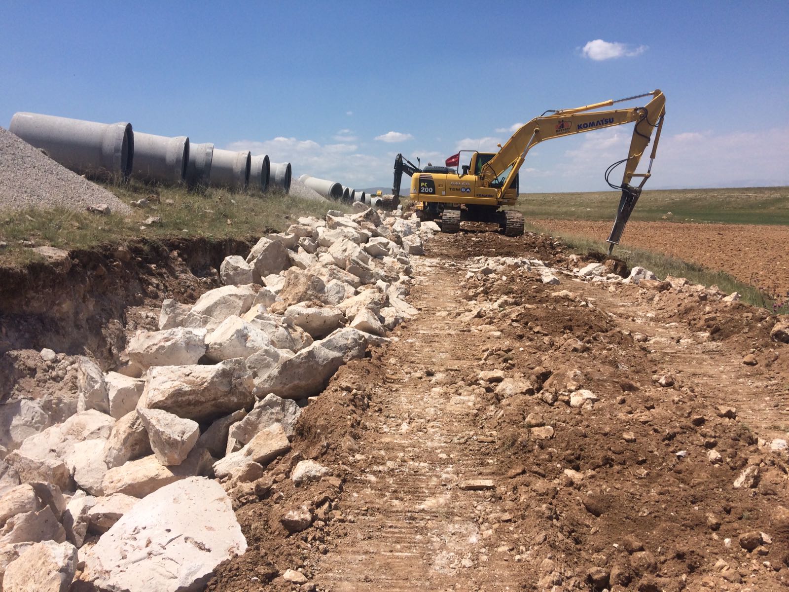 Konya kiralik iş makinası paletli excavatör konya excavatör kiralık